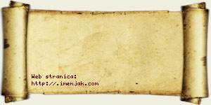 Hana Varinac vizit kartica